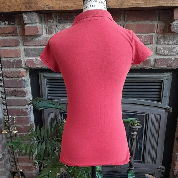 Mossimo Deep Orange Stretch Polo - Picture 3 of 4